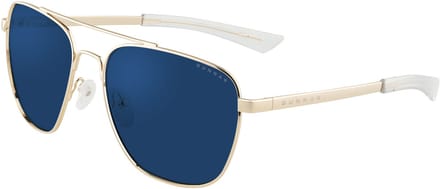 GUNNAR - MUSTANG Gaming Bril - Computerbril - Blauw Licht Bril - Blue Light Glasses 0 Sterkte - Gold - Sun