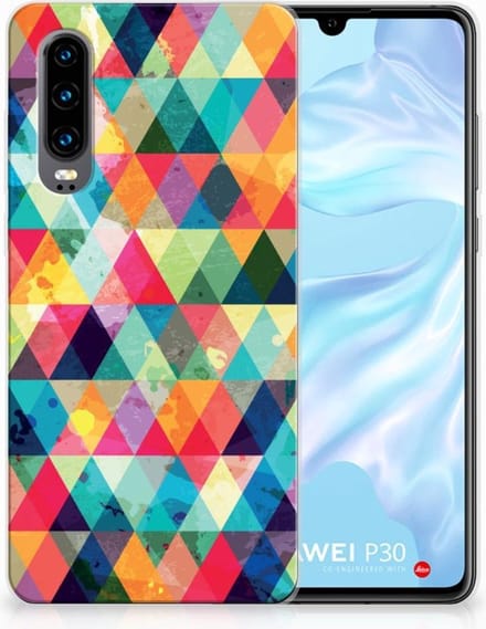 Huawei P30 TPU bumper Geruit