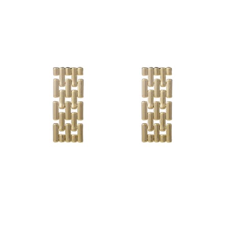Go Dutch Label Oorknoppen Carpet Dangle Goud