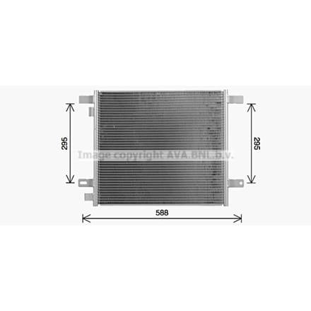 Condensator, airconditioning HIGHWAY AUTOMOTIVE DF5103