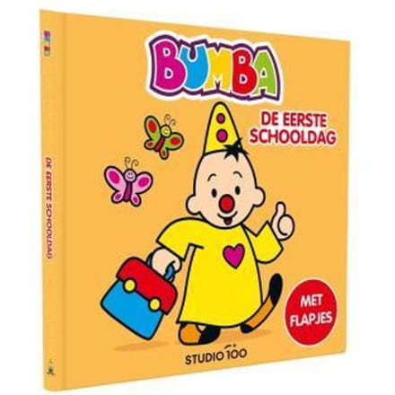 Studio 100 Bumba - De eerste schooldag Kartonboekjes Baby- en peuterboeken