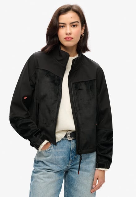 Superdry - Drop Needle Trekker jas van velours - Dames