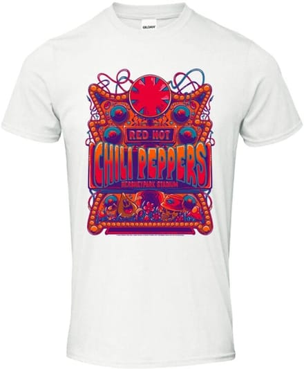Red Hot Chili Peppers Hershey Poster Heren T-shirt - wit - 3XL