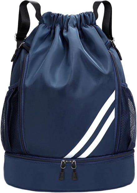 Solidchoice - Sporttas met Trekkoord en Compartment