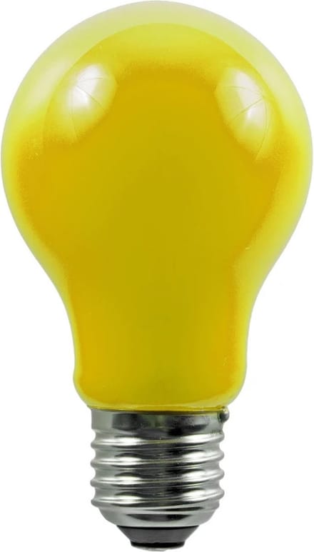 Schiefer E27 Gloeilamp | 11W Geel 30lm 240V | Dimbaar