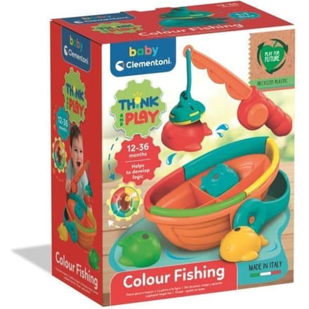 Clementoni Babyspeelgoed basic pff rainbow fishing Interactief speelgoed