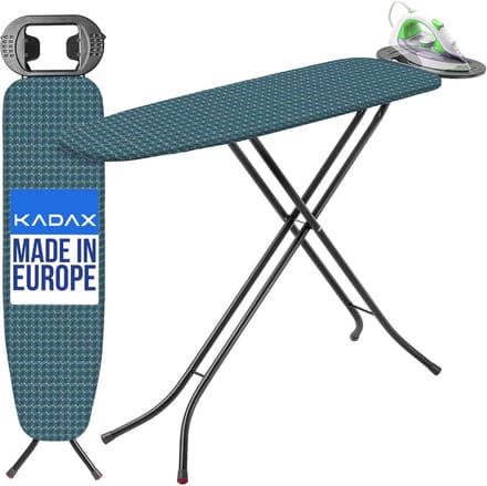 Strijkplank - Strijktafel - Kleding Strijken - In hoogte verstelbaar - 110 x 30 cm - Blauw