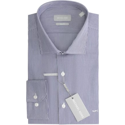 Slim fit gestreepte popeline blouse Michael Kors
