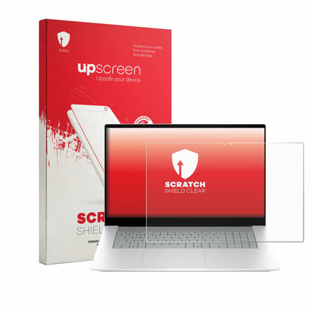 upscreen - Screenprotector voor HP OmniBook X 17-de0776ngx - Folie Beschermfolie transparant