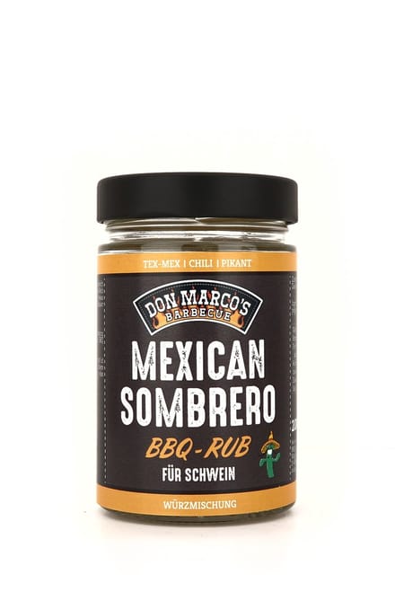 Don Marco's - Sombrero - BBQ RUB - 220 gram