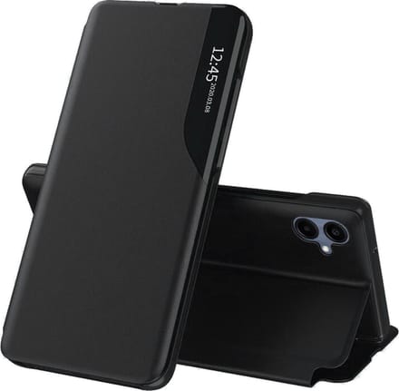 Hoesje geschikt voor Samsung Galaxy A06 4G/5G - Techsuit eFold Book Case - Zwart
