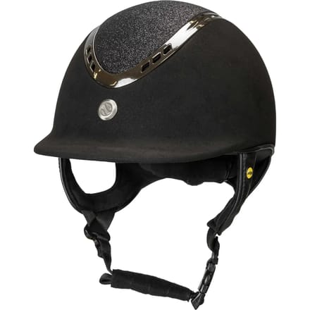 Microfiber rijhelm met knop Back on Track EQ3 Pardus