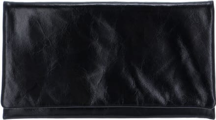 abro Leren Koppeling Avondtas Leather Athene Clutch Bag Navy Blauw