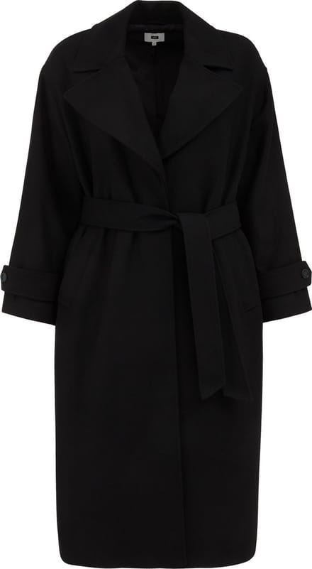 WE Fashion Dames jas van wolmix - Curve