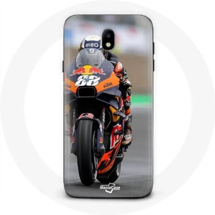 Coque - maniacase - Samsung Galaxy J7 2017 - Souple - Noir - Moto GP noir