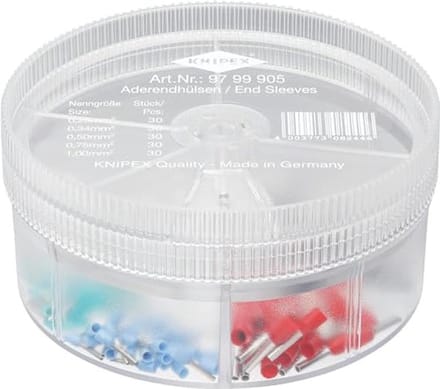 Assortiment dozen met gestript ferrules