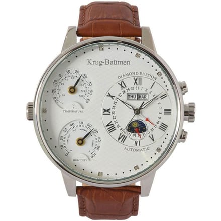 Krug Baumen KBW-200-04 Weather Diamond Heren Horloge 55mm