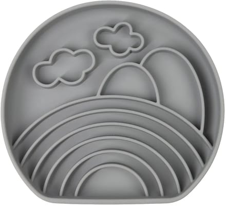Slowfeeder hond - Bloom Cloud - Anti-schrokbak - Grijs