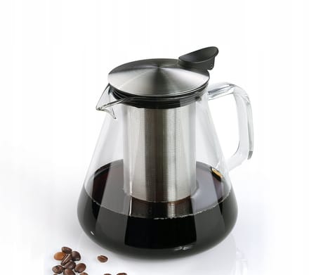 Cilio Giulietta Glazen Theepot met Zetgroep - 1L