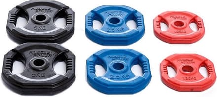 Muscle Power Aerobics Schijven Set Gekleurd - 6 Schijven