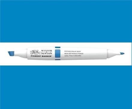 Winsor & Newton Pigment Marker Phthalo Blue 0202/516