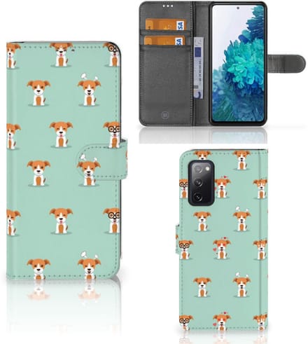 Samsung Galaxy S20 FE Telefoonhoesje met Pasjes Pups