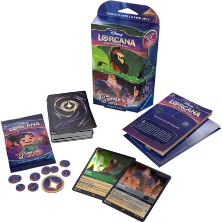 Disney Lorcana TCG: Ursula's Return - Emerald & Steel: Scar & Kronk Starter Deck - UK