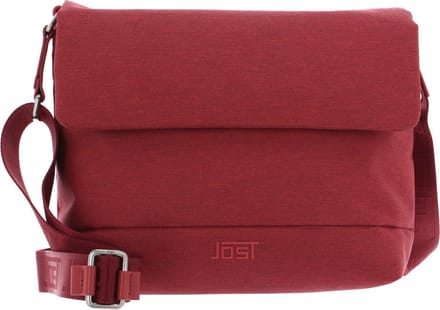 JOST Schoudertas Bergen Crossbody Bag Apricot Lichtrood