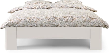 B Bright Fresh 400 Bed 90x210cm - Bedframe Wit - Eenpersoonsbedden - Instaphoogte: 40cm