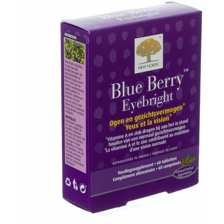 New Nordic Blue Berry Eyebright Tabl 60