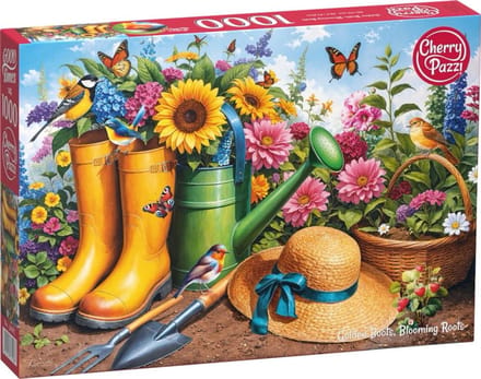 Golden Boots, Blooming Roots Puzzel 1000 Stukjes