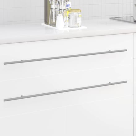 vidaXL Kasthandgreep 2 st Zilver 800 mm Roestvrij staal