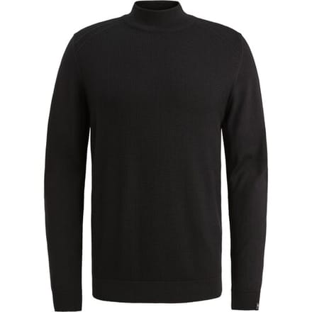 Sweaters Vanguard Trui Knitted Turtle Zwart