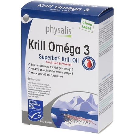Physalis® Krill Omega 3 30 Capsules