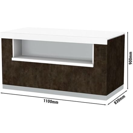 GGM Gastro Neutralelement PRAG - 1100mm Bruin / Wit