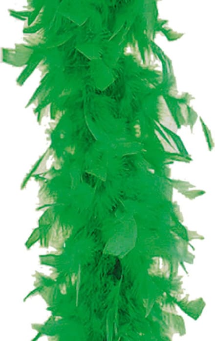 Faram Party Sierveren Boa - Carnaval verkleed accessoire - groen - 180 cm - 50 gram