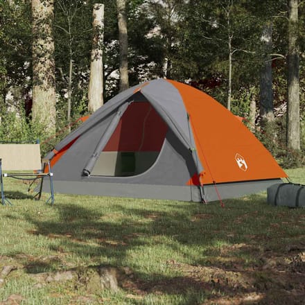 vidaXL - Koepeltent - 3-persoons - waterdicht - oranje