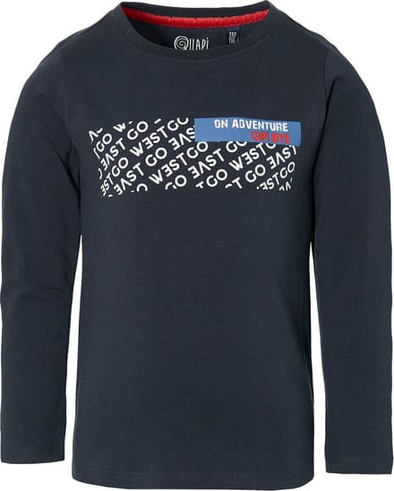 Quapi longsleeve Damir donker grijs voor jongens - maat 92