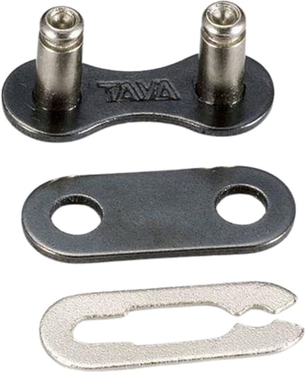 RAION - 1-Rij Kettingschakel - Zwart/Zilver - TAYA Compatibel - 7 g