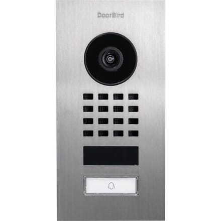DoorBird D1101V Unterputz Buitenunit voor Video-deurintercom via WiFi WiFi, LAN RVS V2A (geborsteld)