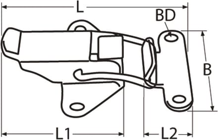 Spansluiting 46 mm RVS-304 (A2)