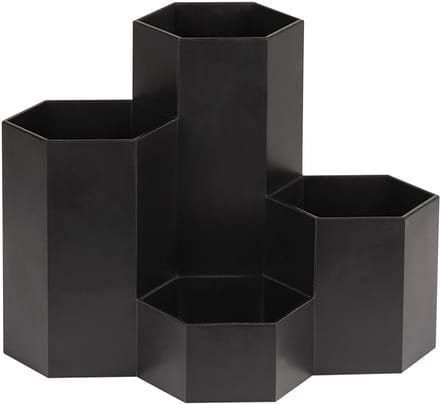 WEDO Pennenbakje HONEYCOMB, 4 vakken, PP, turquoise