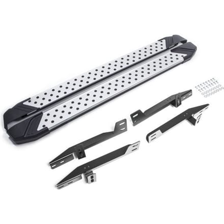 Aluminium treeplanken - JJ-AUTOMOTIVE - Honda CR-V 2006-2012 - 2 stuks - ABE-certificaat - Zwart