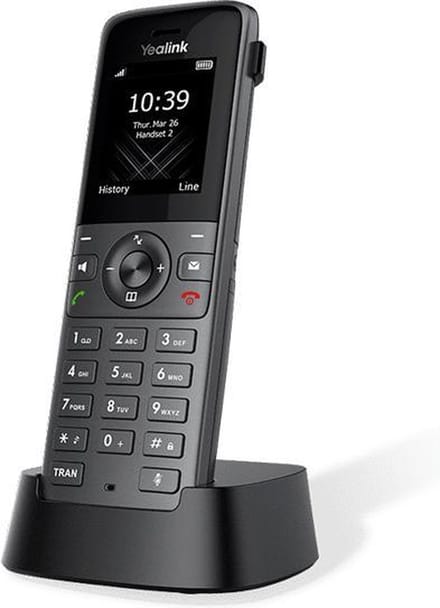 Yealink W73H - cordless extension handset with caller ID - 3-way call capability