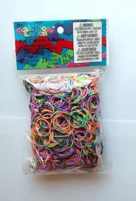 Rainbow Loom mix tie-dye jelly 600 stuks