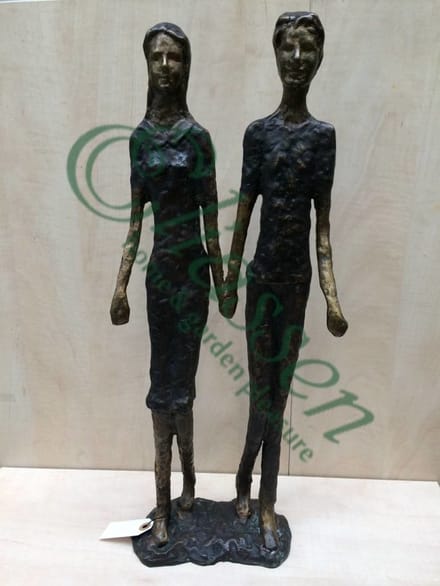 Beeld Brons Modern Koppel | Bronzen Beelden  | Moderne Bronzen Beelden | 1 Jaar Garantie
