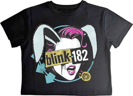 Blink-182 - Blind Date Crop top - S - Zwart