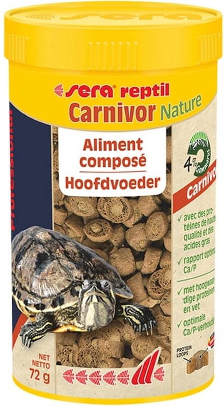 Sera Turtle Adult Carnivore Duo Pellets 250ML