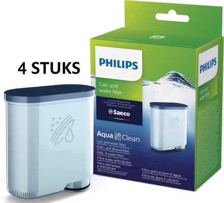 4x Philips/Saeco AquaClean CA6903/10 - Koffiemachinereiniger - Kalk- en waterfilter