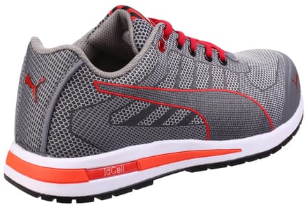 Puma Safety Xelerate Knit Laag S1P 643070 - Grijs/Rood - 40